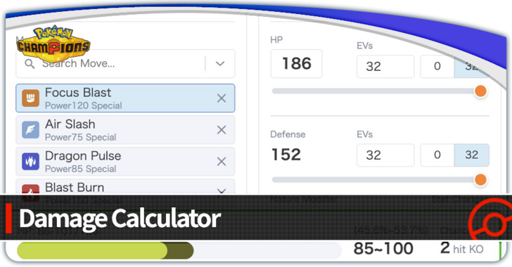 Pokemon Champions - Damage Calculator