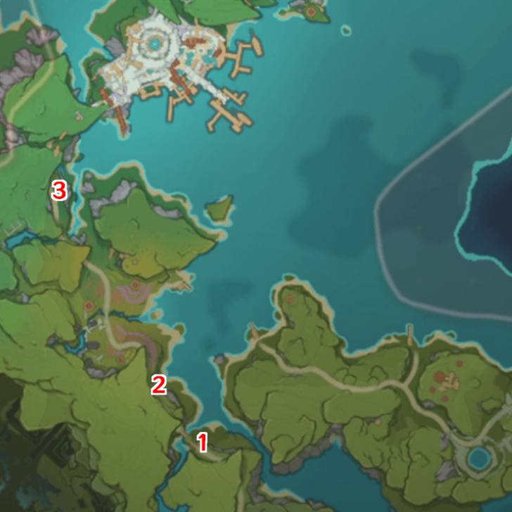 Genshin Impact - Dornman Port Surface Viewpoints