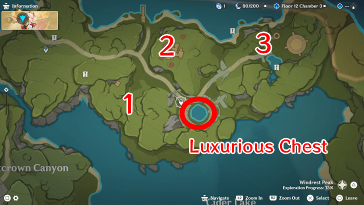 Luxurious Chest and Seelie locations
