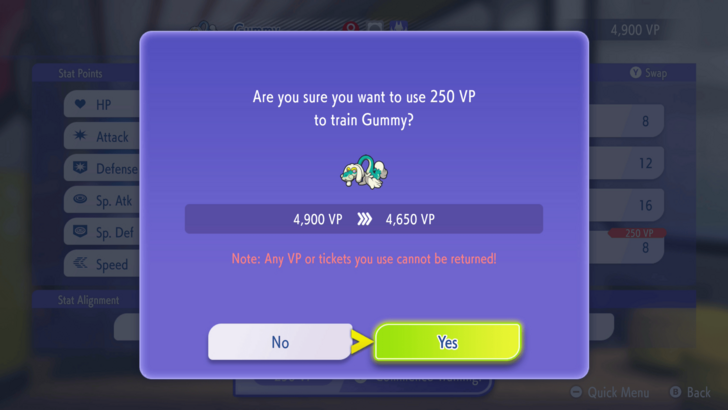 Can Be Spent in Battle Training