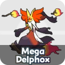 Glass Cannon Mega Delphox Icon