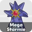 Singles Glass Cannon Mega Starmie Icon