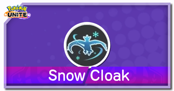 Pokemon UNITE - Snow Cloak (Articuno) Page