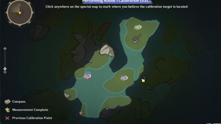 Genshin - Scouting the Winding Coast Map
