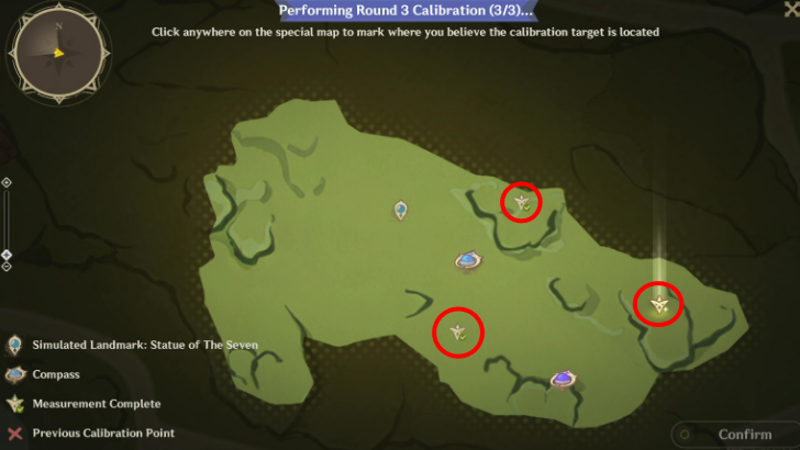 Genshin - Surveying and Mapping Stage 1 Locations