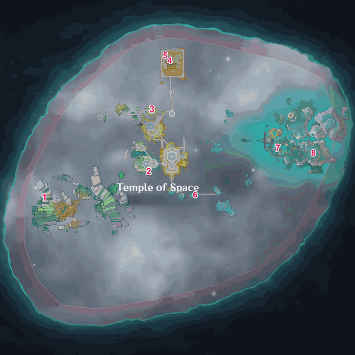 Temple of Space - Remarkable Chests