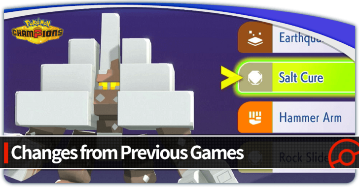 Changes from Previous Games