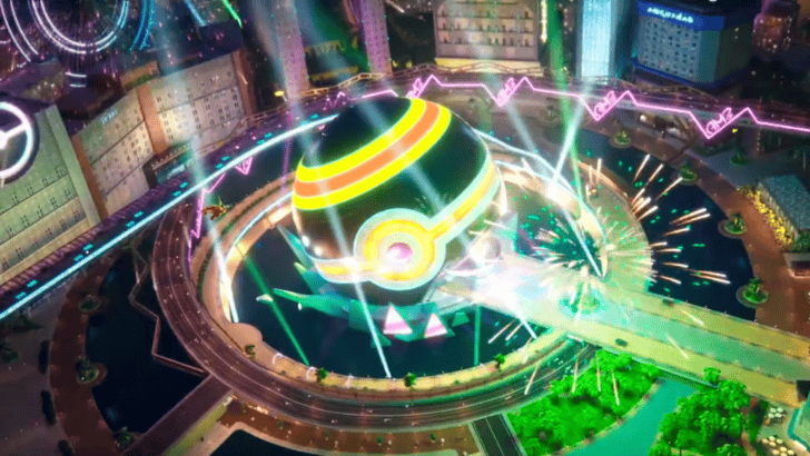 Pokemon Champions Battle Arena in the form of a Luxury Ball