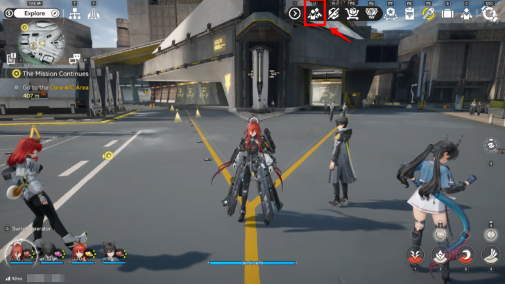 Arknights Endfield Open Team Menu