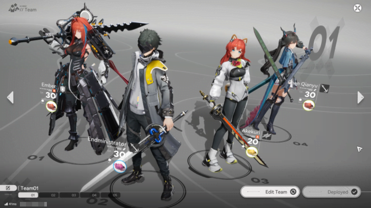 Arknights Endfield Party Team