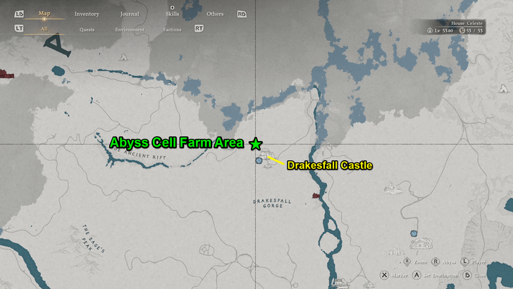 Drakesfall Castle Location