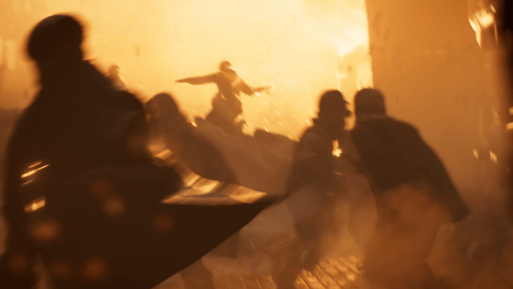 Frostpunk 2 chaos in the flames
