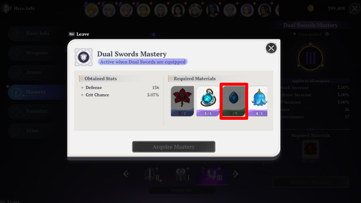 Use Fragments to Acquire Weapon Mastery