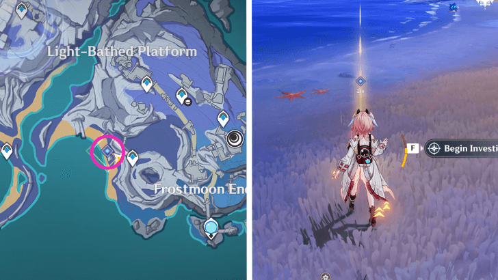 Head west of Frostmoon Enclave