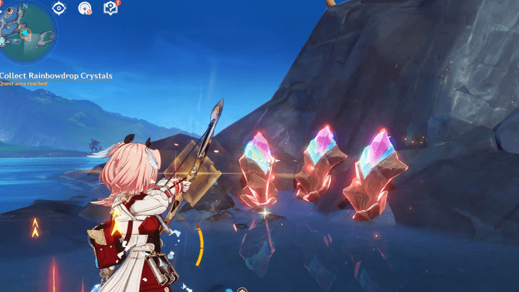 Collect Rainbowdrop Crystals