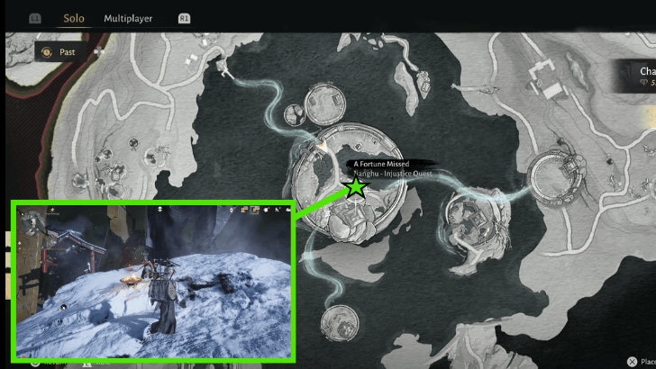 A Fortune Missed Map Location