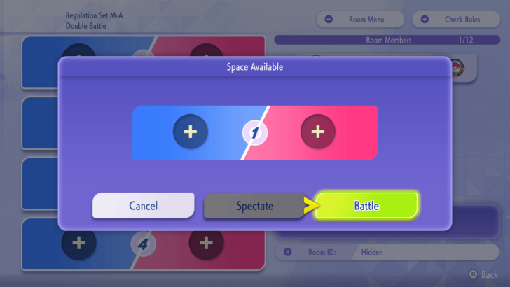 Select a Space to Battle In