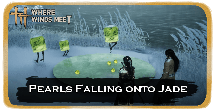 Pearls Falling onto Jade