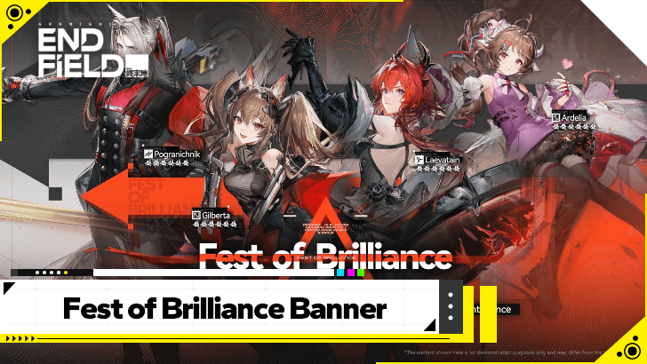 Arknights Endfield - Fest of Brilliance Release Date and Schedule