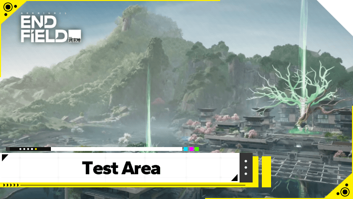 Arknights Endfield Test Area