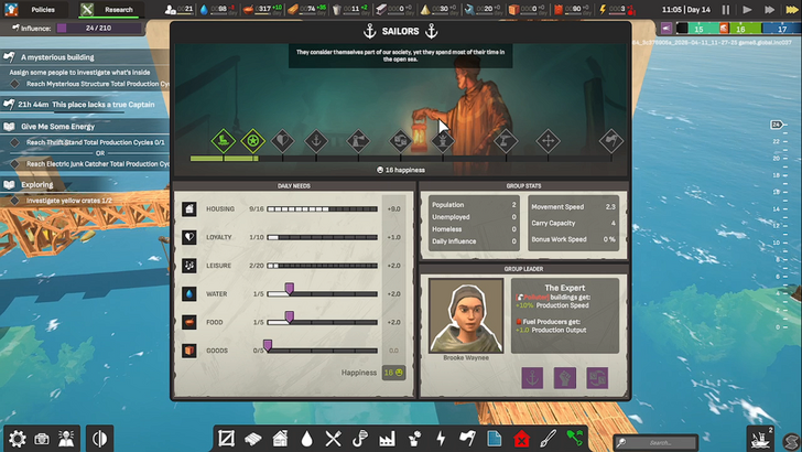 Iall will fall sailors faction screen