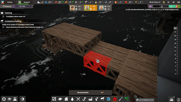 all will fall bridge under construction
