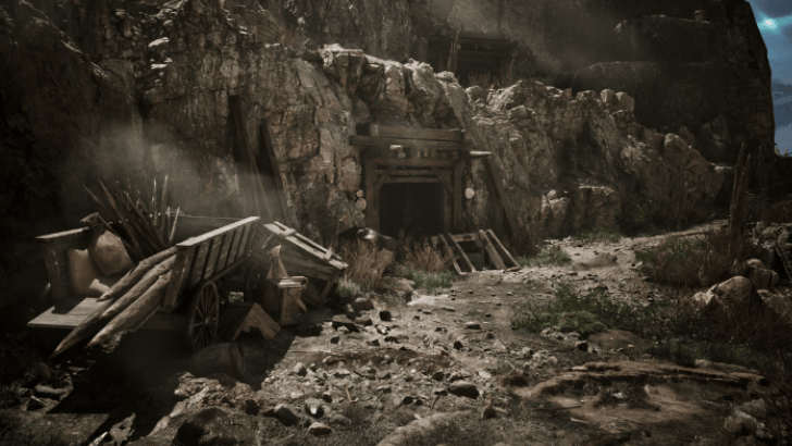 Gothic Remake an entrance to the mines