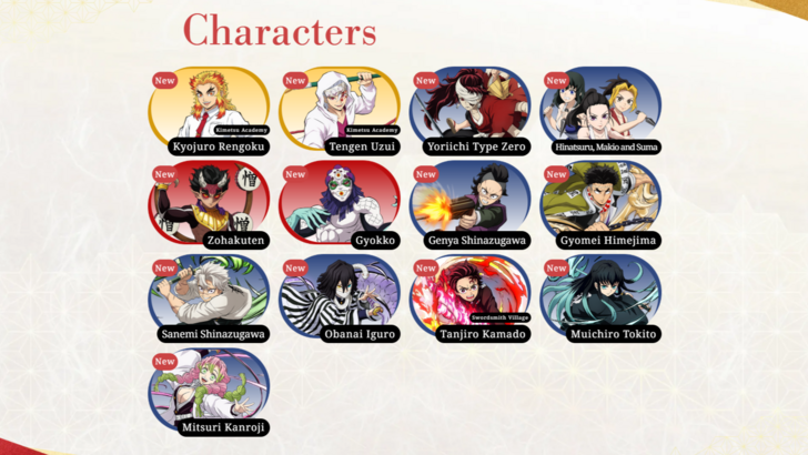 Demon Slayer The Hinokami Chronicles 2 New Characters