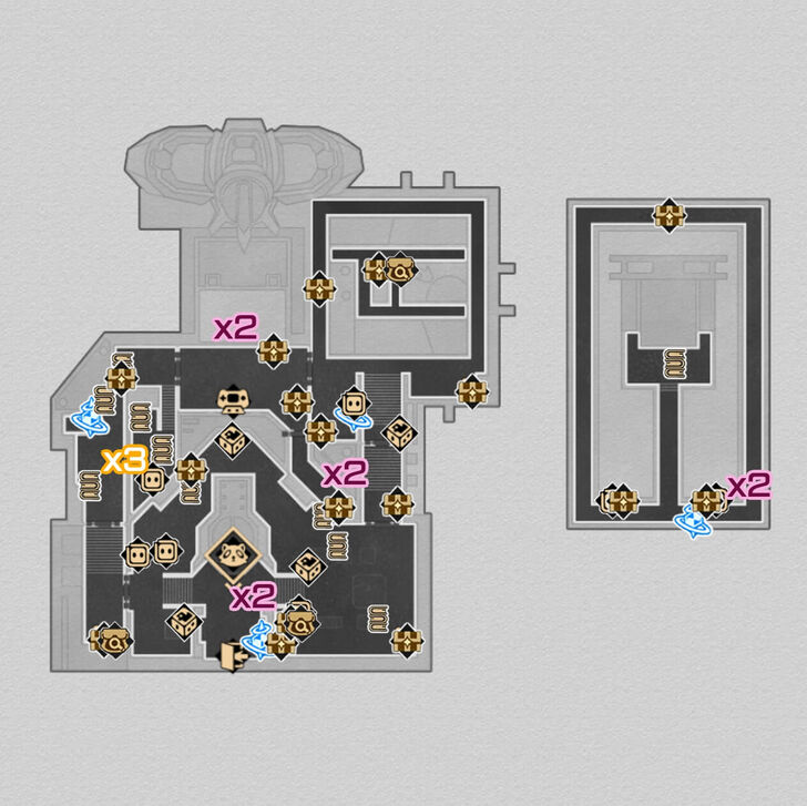 HSR Pearluxe Tower Map
