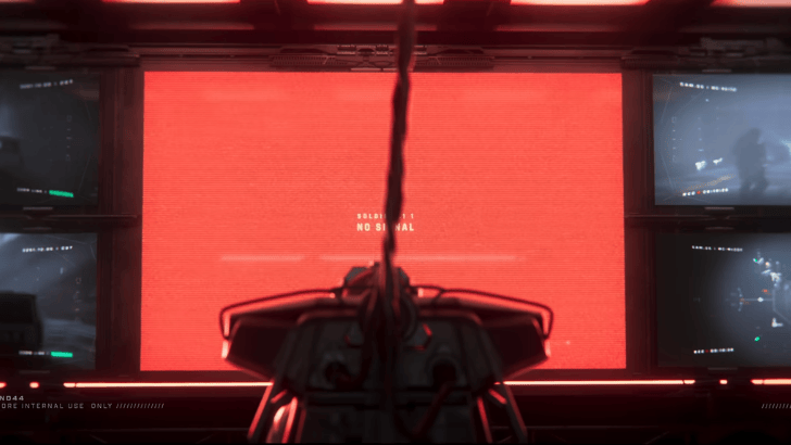 Fragmentary Order screen showing lost signal