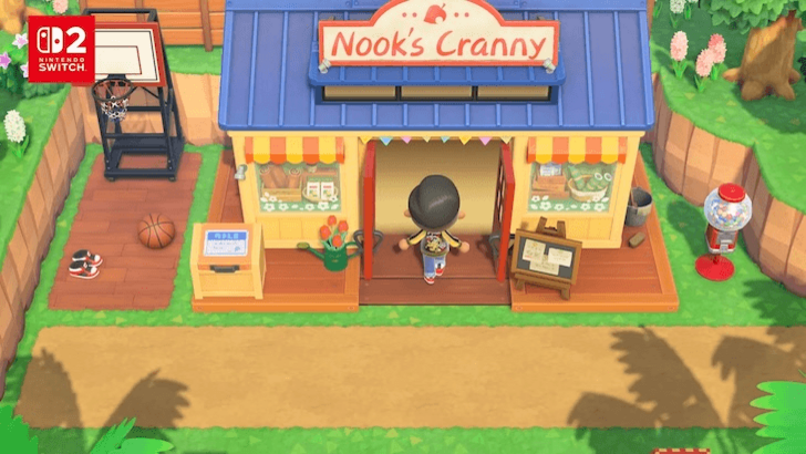 A player entering Nook’s Cranny