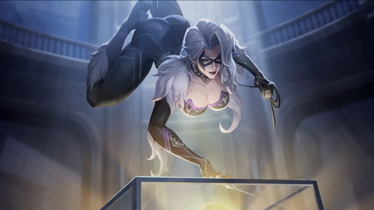 Black Cat stealing something and hanging from the ceiling