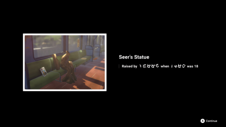Seer’s Statue In Train