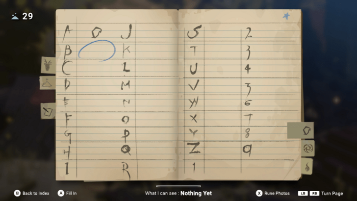 Fire Rune Alphabet Puzzle