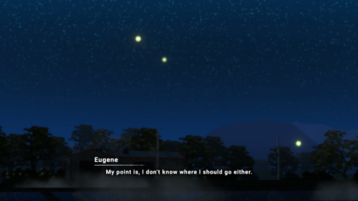 Starry Night Sky As Eugene Opens Up