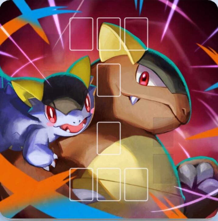 Pokemon TCG Pocket - Mega Kangaskhan Playmat