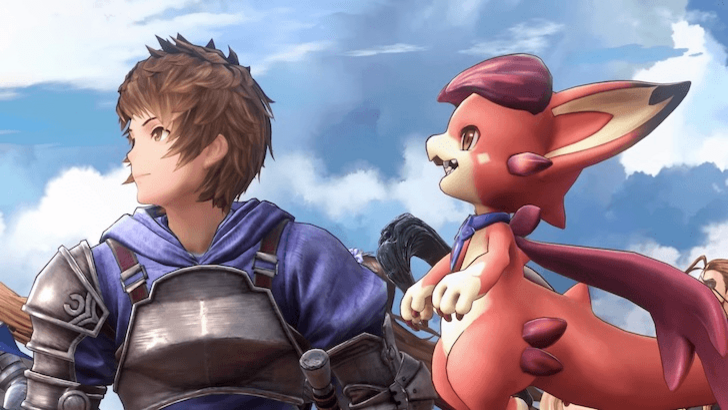 Gran and Vyrn standing beside each other, looking to their side