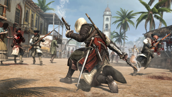 assassins creed black flag edward kenway gun