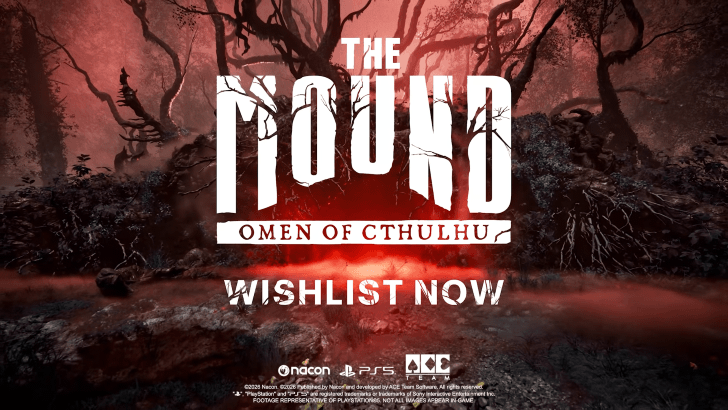 The Mound: Omen of Cthulhu release date splash screen