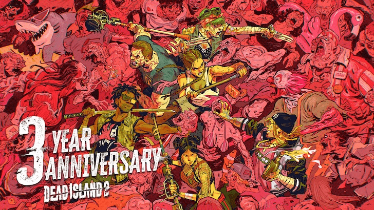 Dead Island 2 Third Anniversary Artwork