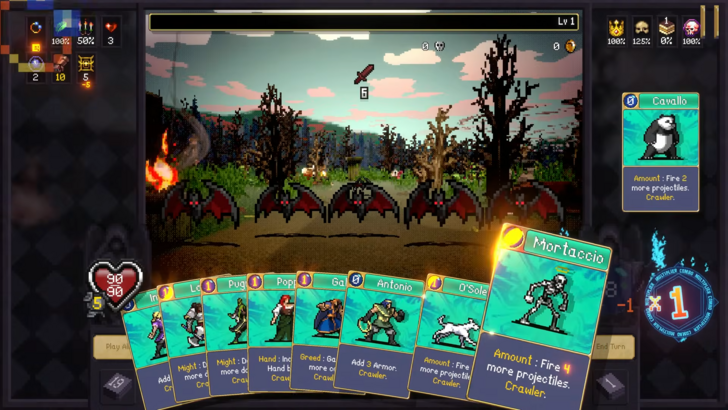 Vampire Crawlers Card Customization