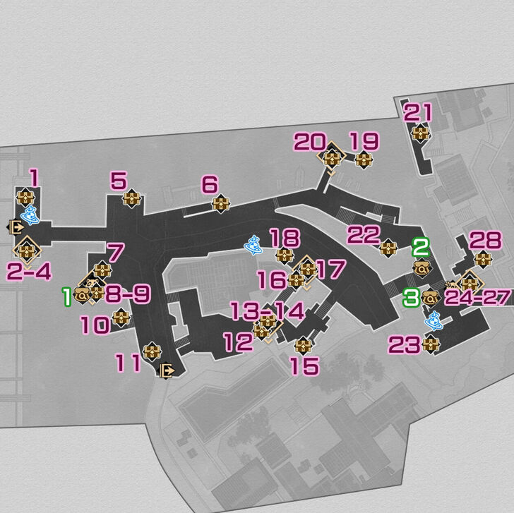 HSR Seafeld City West Chest Map