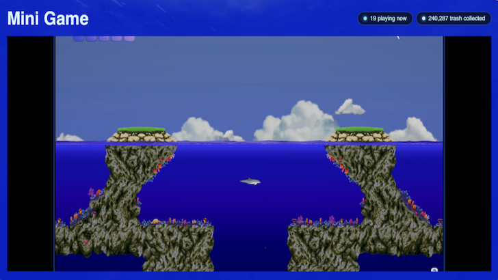 Ecco the Dolphin Earth Day Mini Game