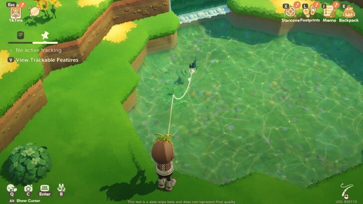 Fishing By A Pond