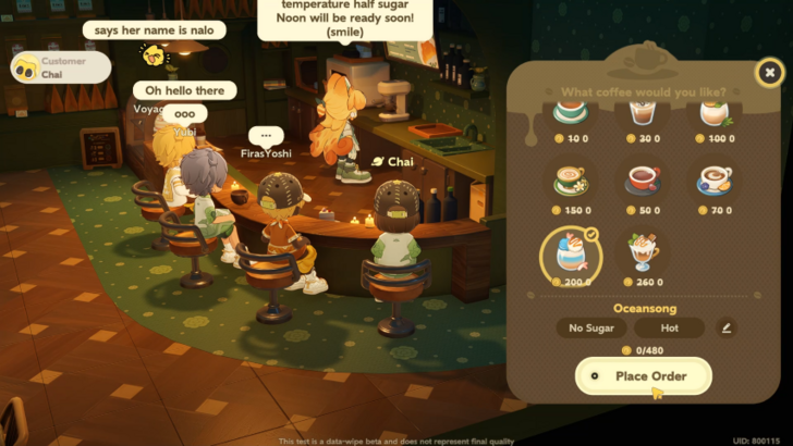 Scene At Cafe Untamed With Other Players