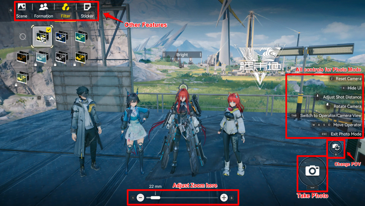 Arknights Endfield - Adjusting in Photo Mode