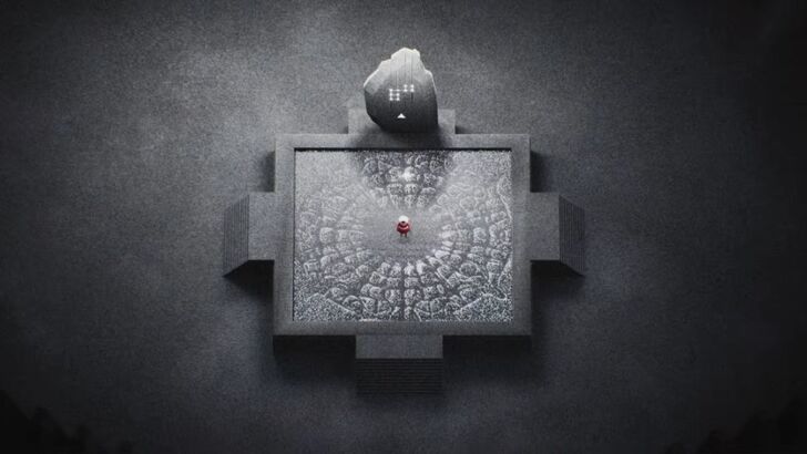 Lofsong Protagonist Examining A Monument