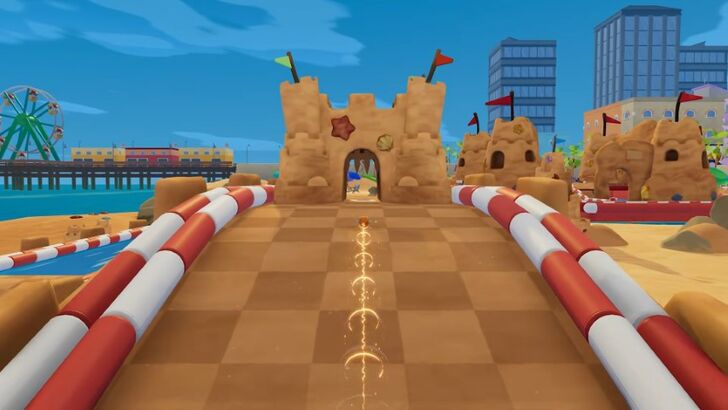 Ball In Sandcastle Themed Course