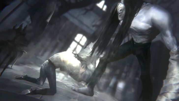 Player Character Against Hovering Trauma