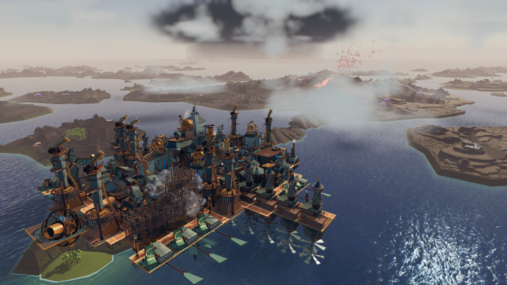airborne empire steampunk city